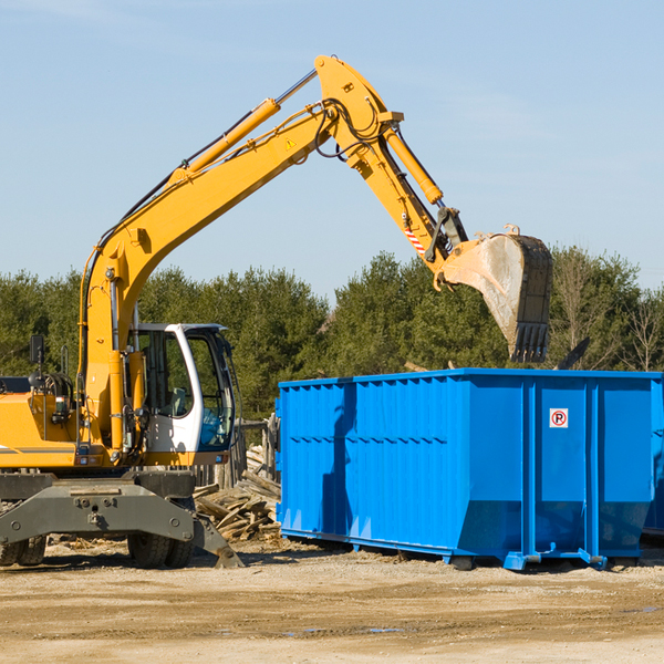 are there any restrictions on where a residential dumpster can be placed in Mather CA